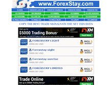 Tablet Screenshot of forexstay.com